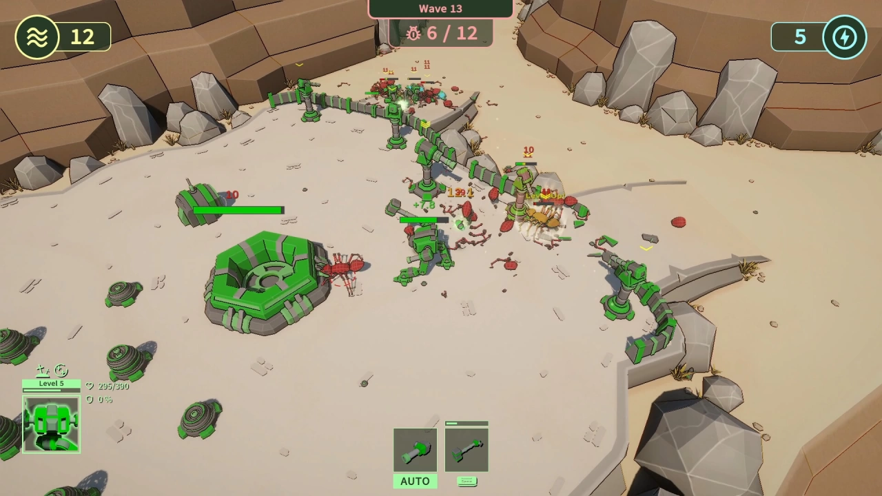Screenshot of the game Mecharise