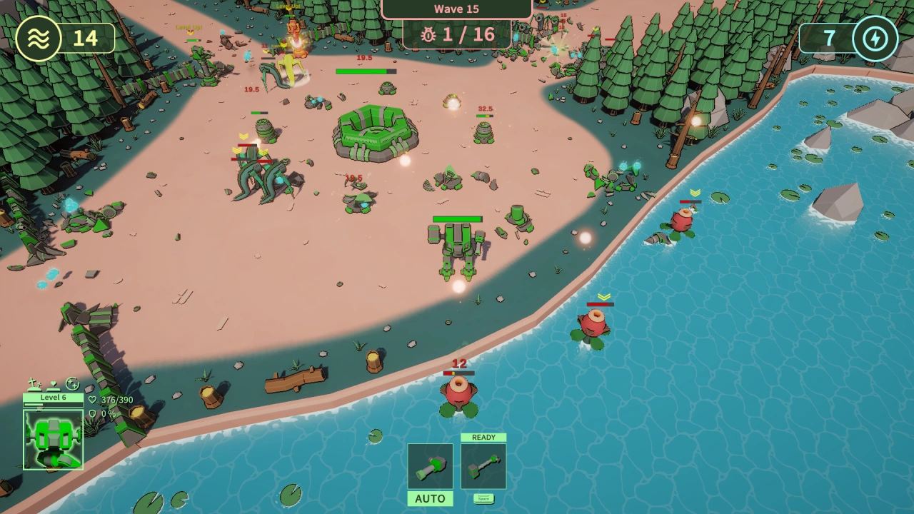 Screenshot of the game Mecharise