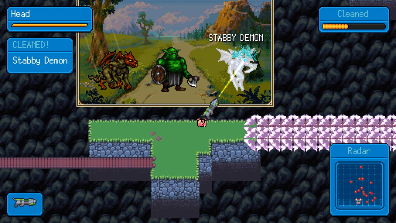 Screenshot of the game Pixel Washer
