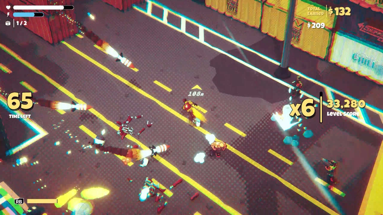 Screenshot of the game Tossdown