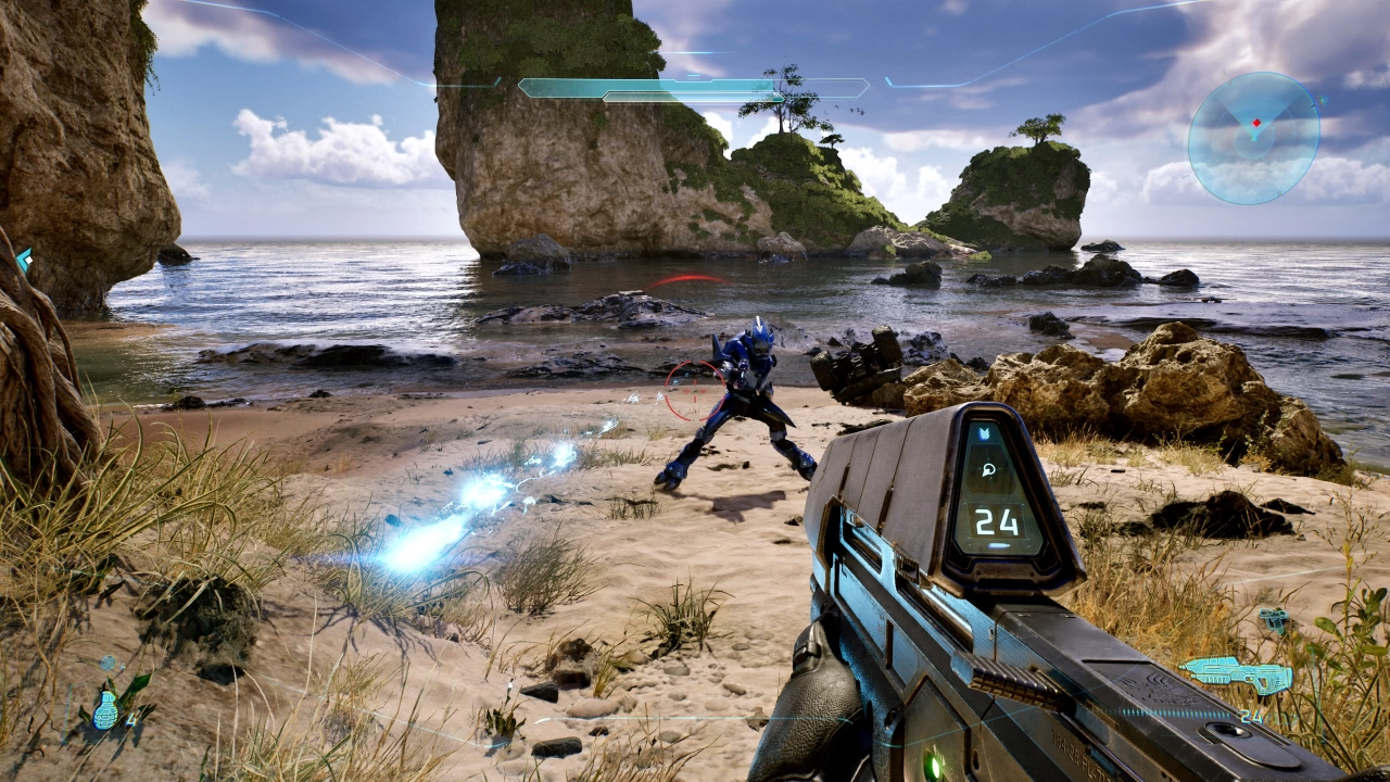 Screenshot of the game Halo: Campaign Evolved