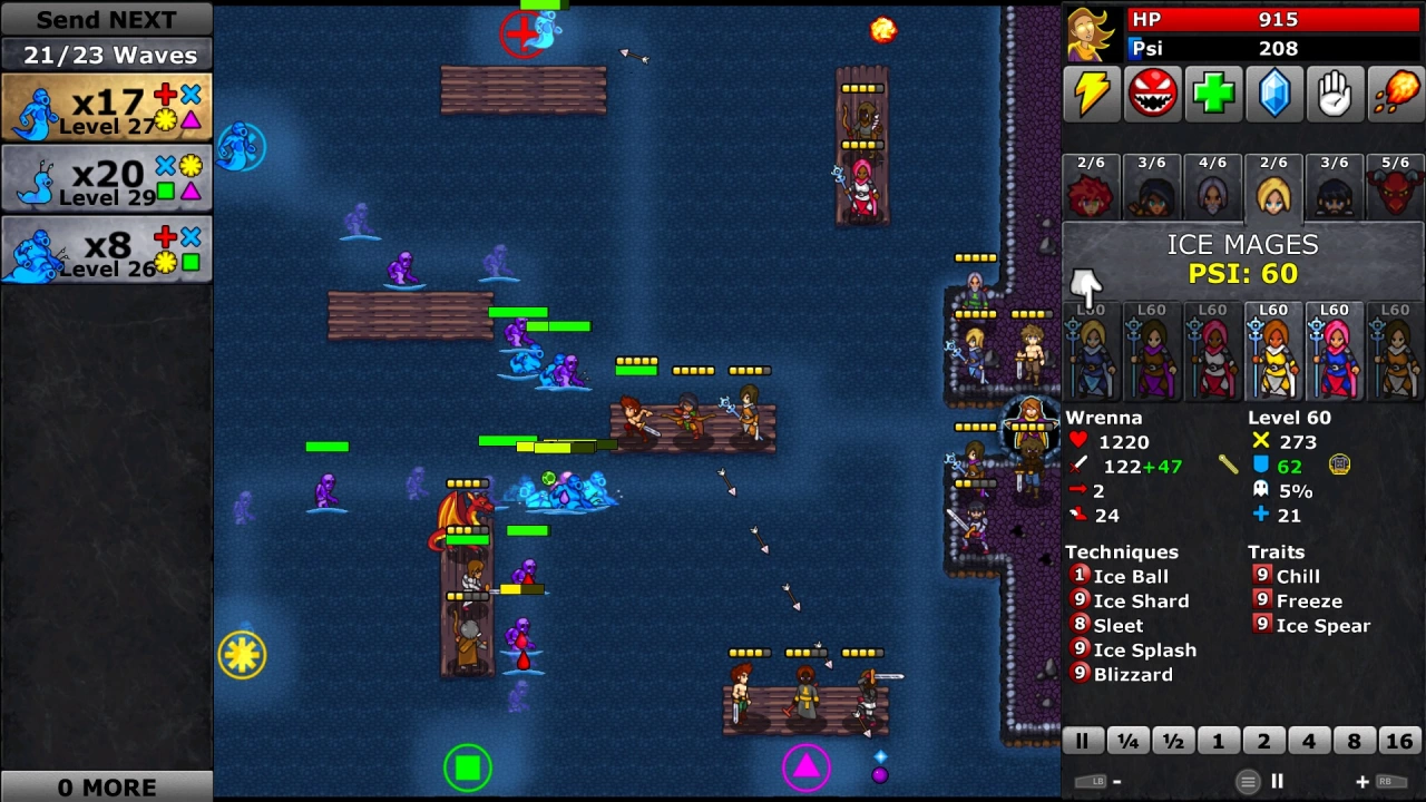 Screenshot of the game Defenders Quest: Valley of the Forgotten DX