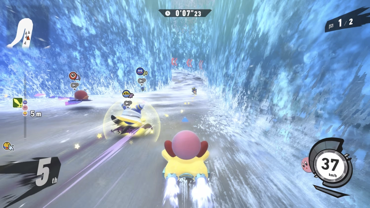 Foto do jogo Kirby Air Riders