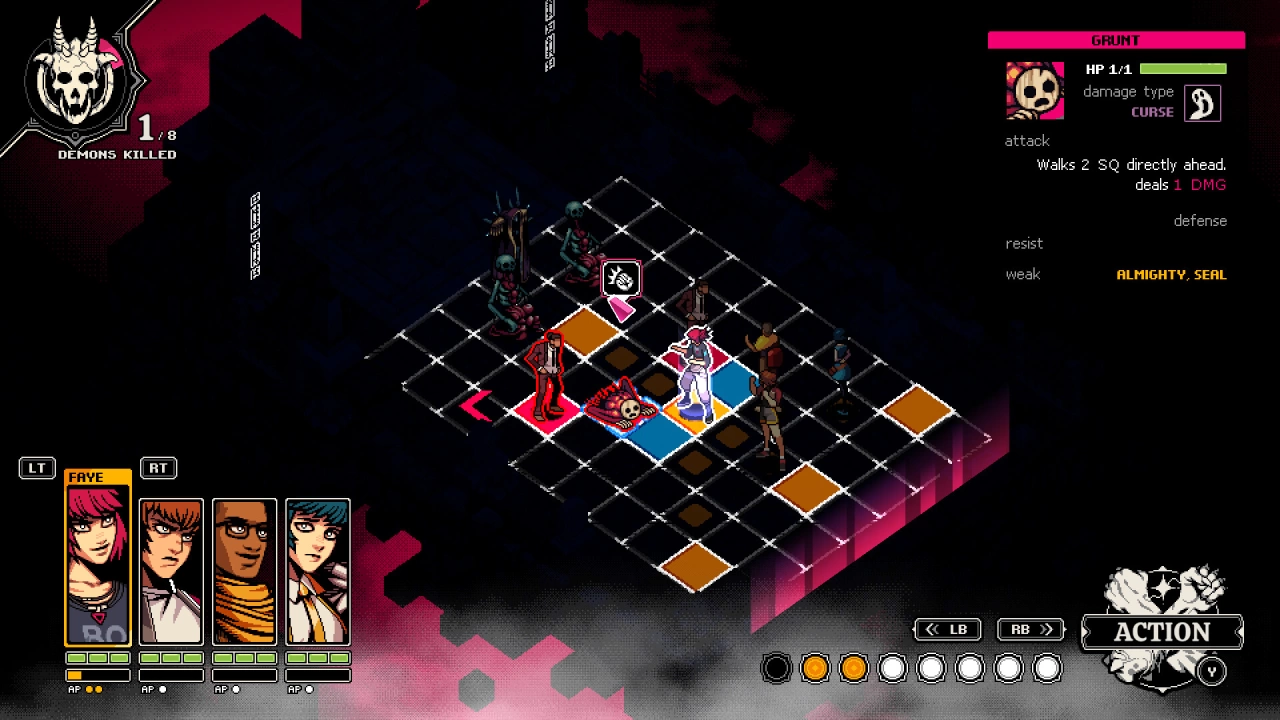 Screenshot of the game Demonschool
