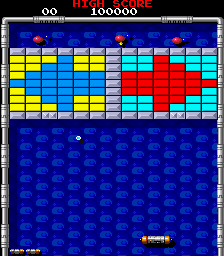 Screenshot of the game Arkanoid: Revenge of DOH