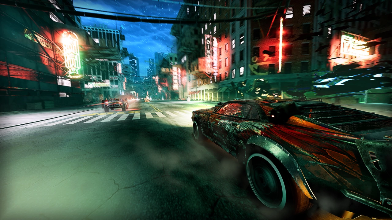 Screenshot of the game Carmageddon: Rogue Shift