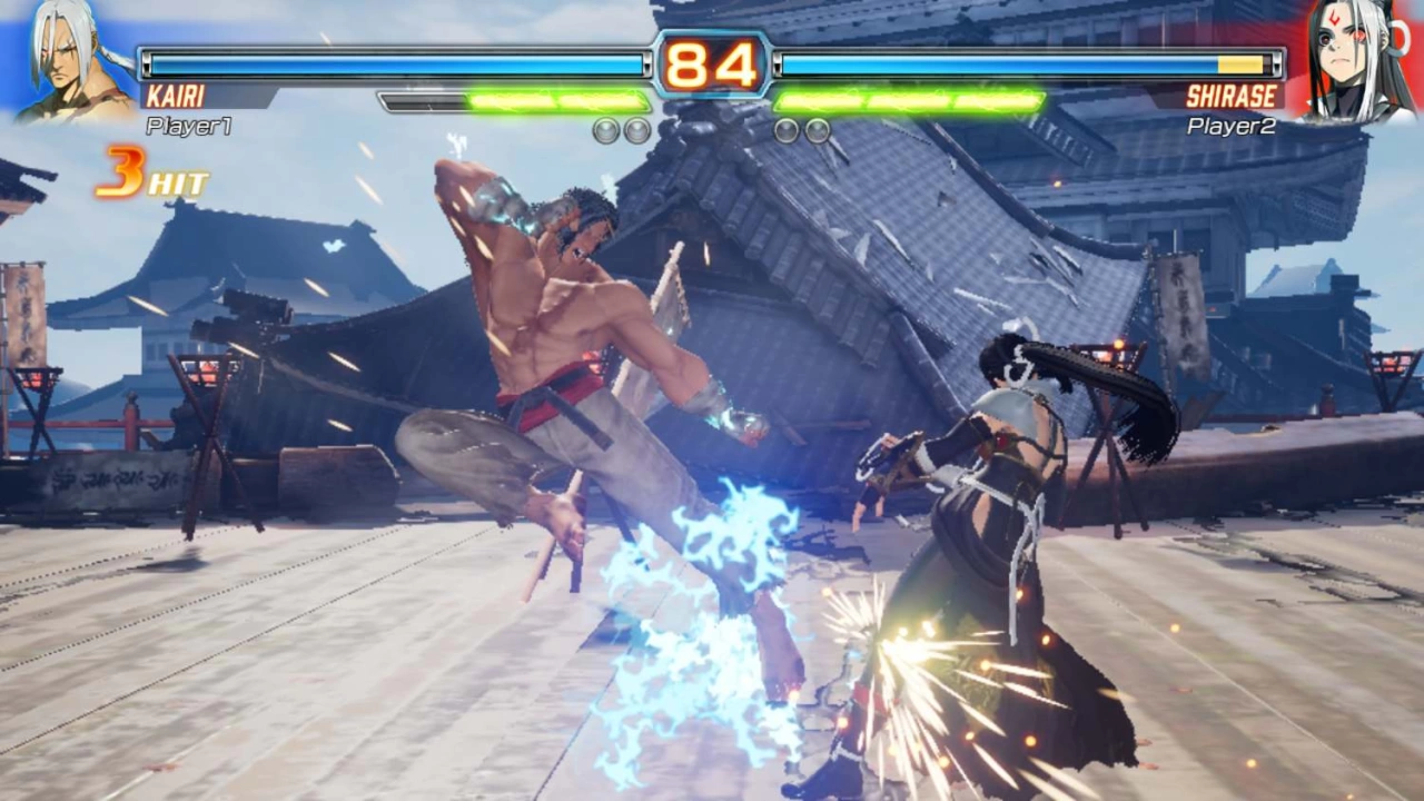 Screenshot of the game Fighting EX Layer: Another Dash