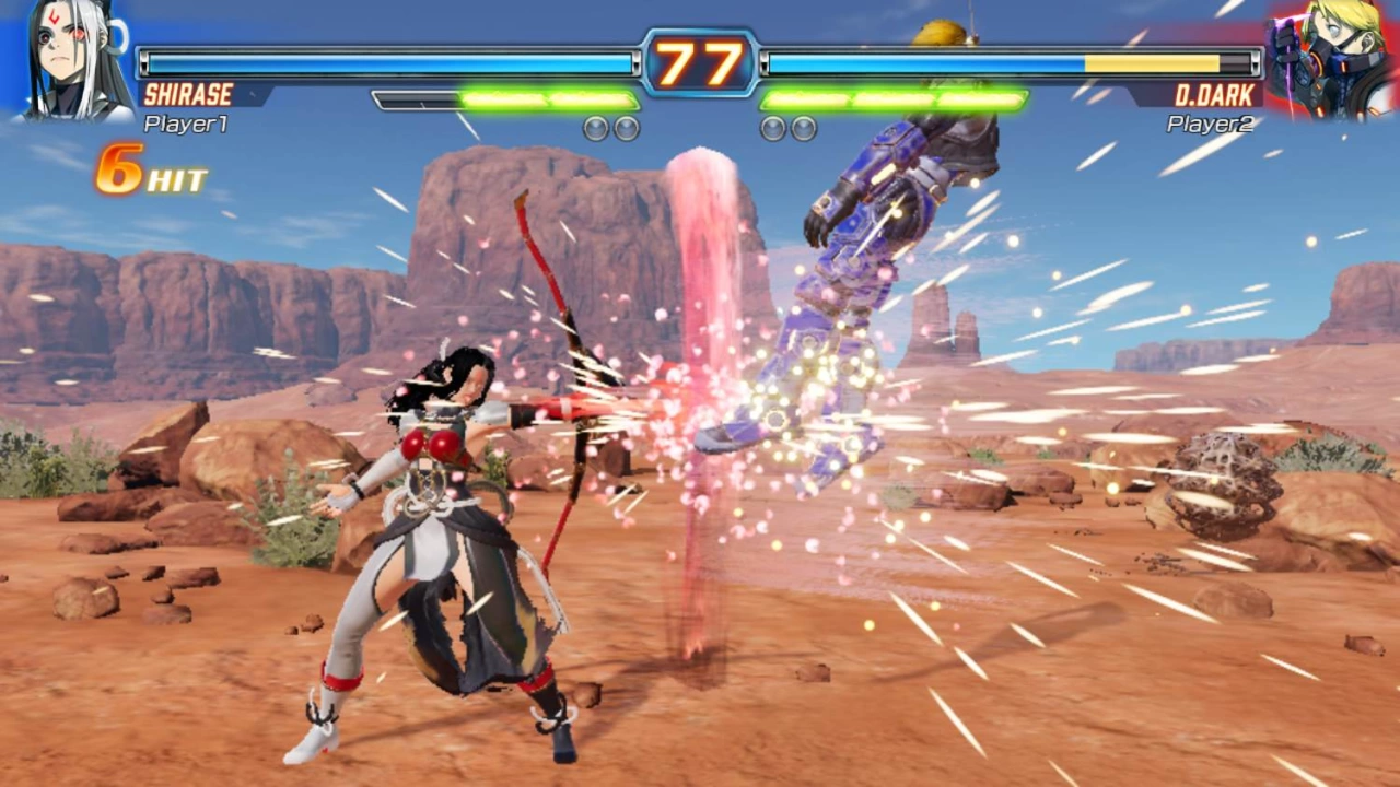 Screenshot of the game Fighting EX Layer: Another Dash