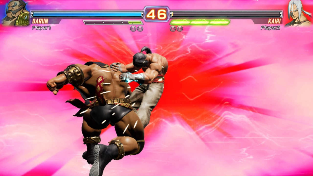 Screenshot of the game Fighting EX Layer: Another Dash