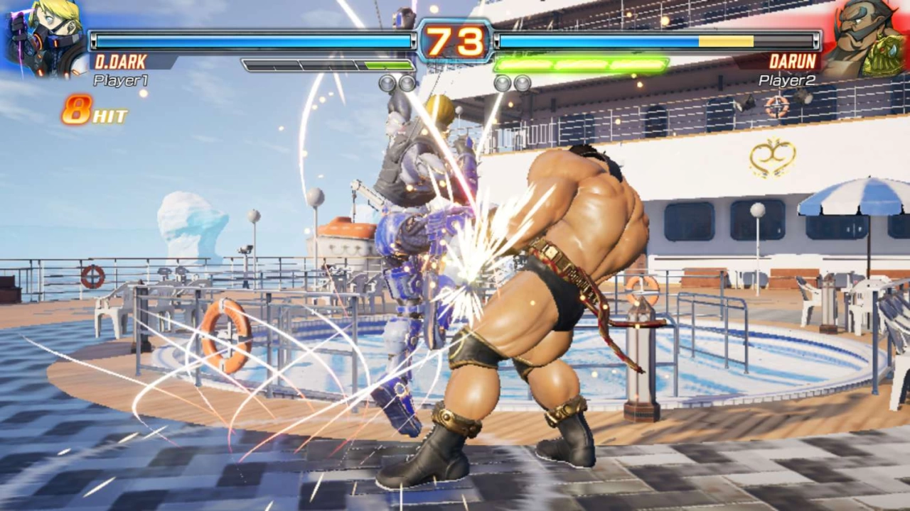 Screenshot of the game Fighting EX Layer: Another Dash