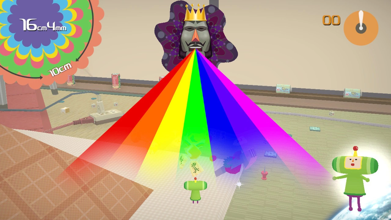 Screenshot of the game Katamari Damacy: Reroll