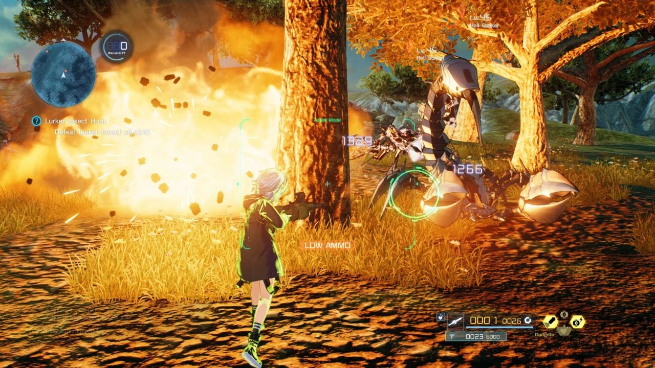 Screenshot of the game Sword Art Online: Fatal Bullet