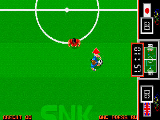 Screenshot of the game Fighting Soccer