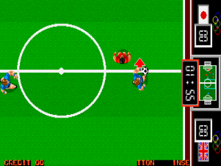 Screenshot of the game Fighting Soccer