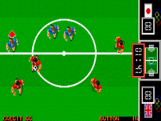 Screenshot of the game Fighting Soccer