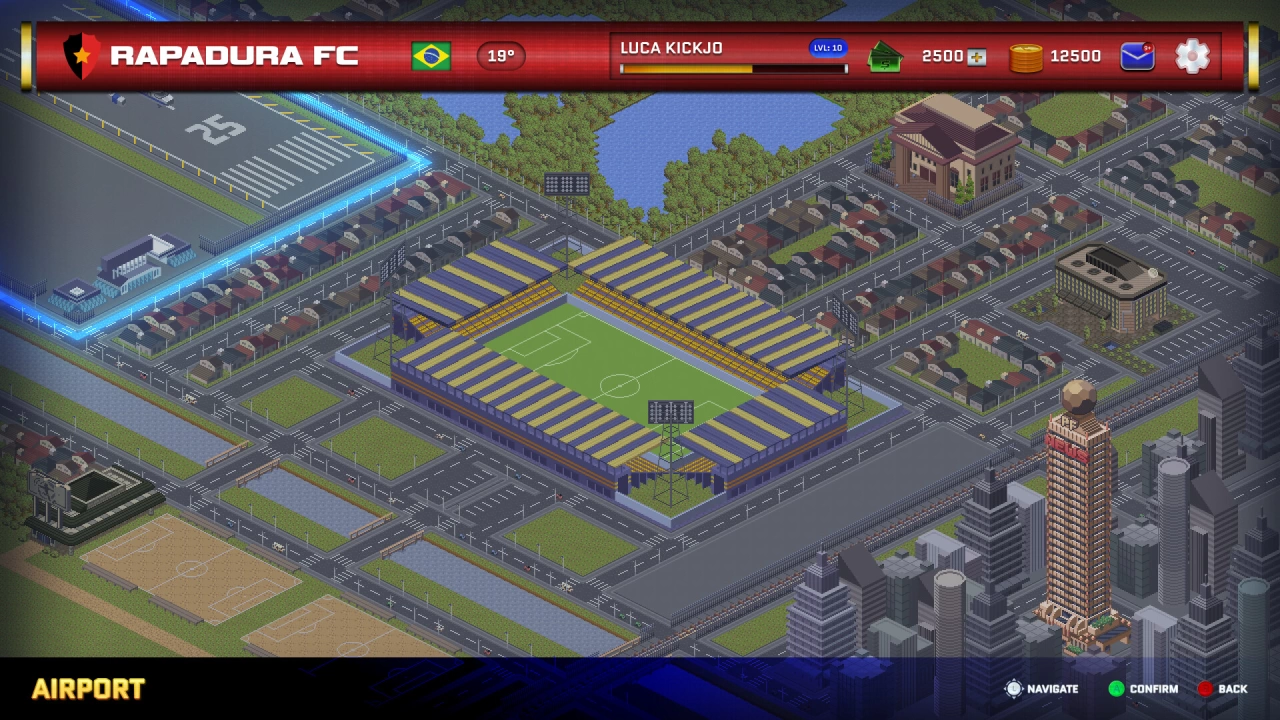 Screenshot of the game PIX Football Manager