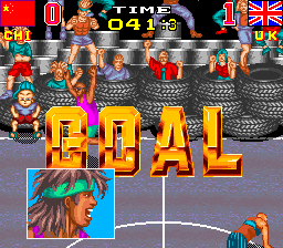 Screenshot of the game Back Street Soccer
