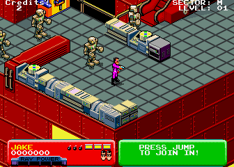 Screenshot of the game Escape from the Planet of the Robot Monsters