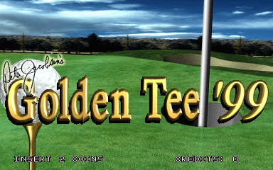 Screenshot of the game Peter Jacobsen’s Golden Tee 99