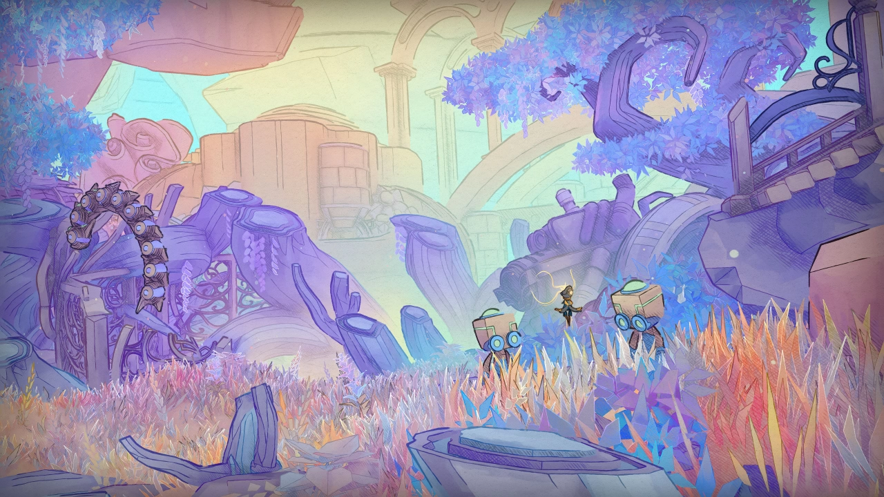 Screenshot of the game MIO: Memories in Orbit