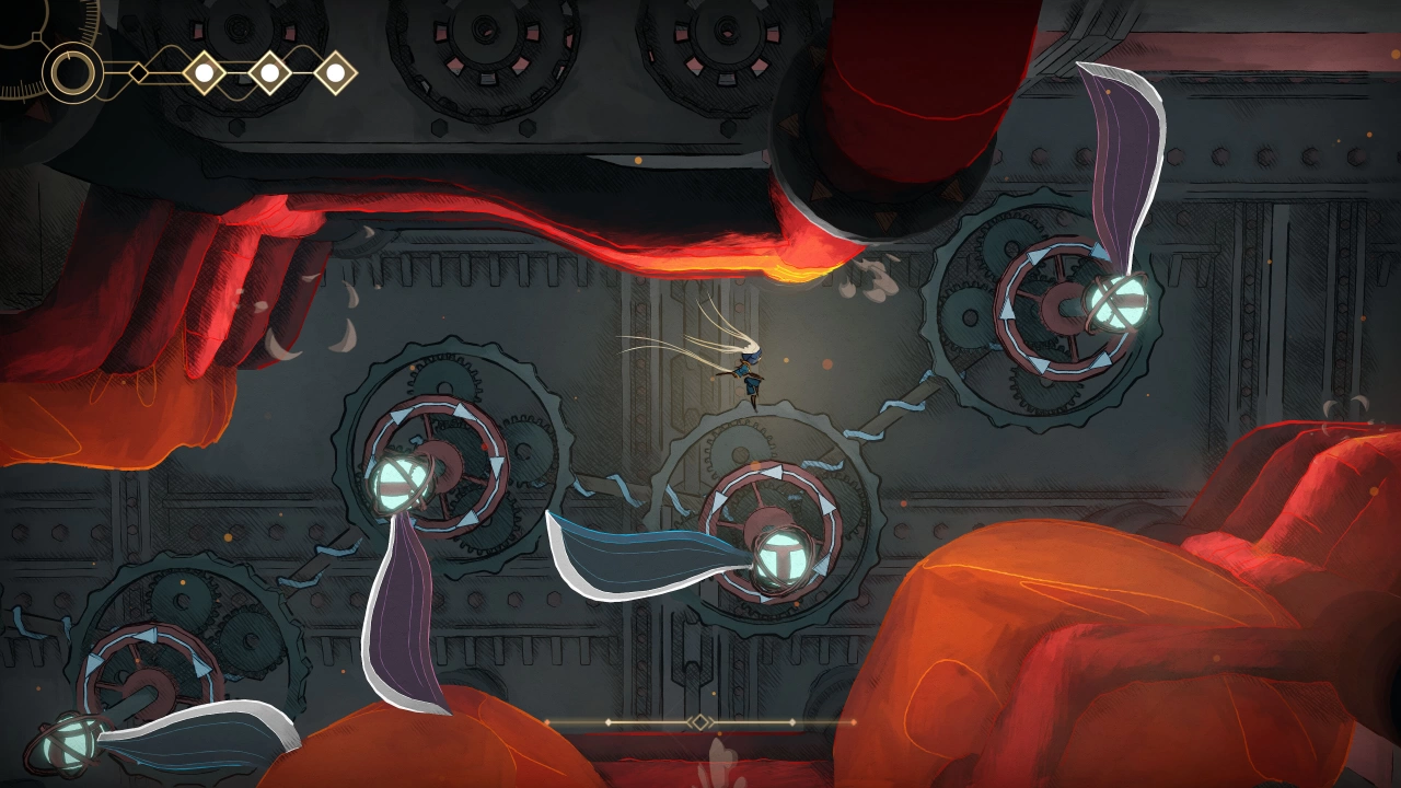 Screenshot of the game MIO: Memories in Orbit