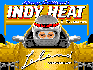Screenshot of the game Danny Sullivans Indy Heat