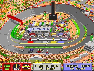 Screenshot of the game Danny Sullivans Indy Heat