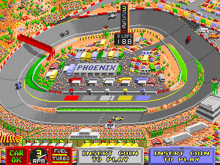 Screenshot of the game Danny Sullivans Indy Heat