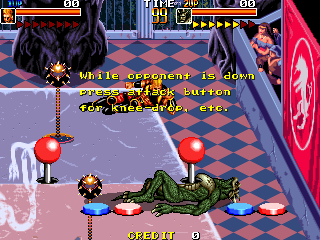 Screenshot of the game Mutant Fighter