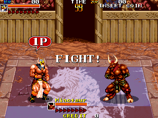Screenshot of the game Mutant Fighter