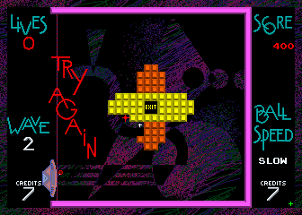 Screenshot of the game Off the Wall