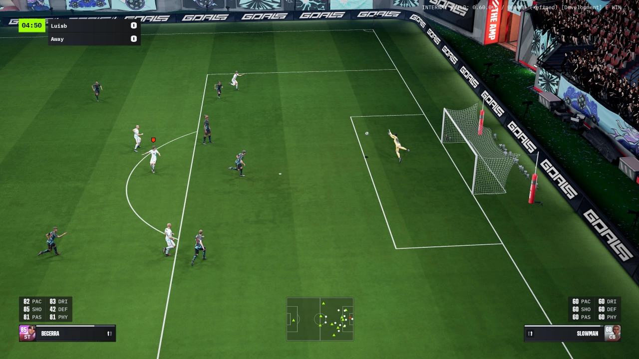 Screenshot of the game Goals