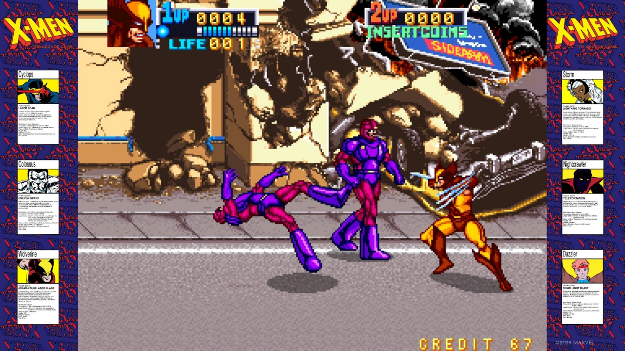Screenshot of the game MARVEL Maximum Collection
