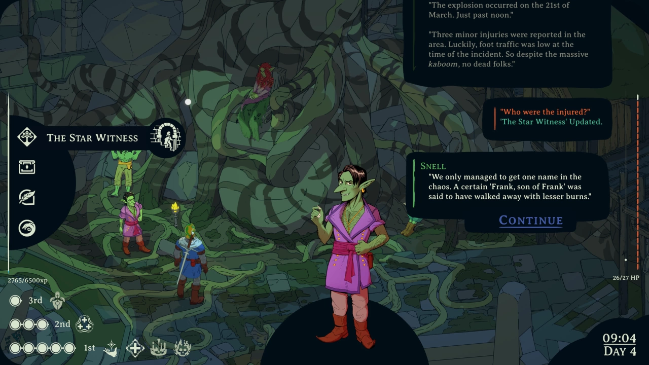 Screenshot of the game Esoteric Ebb