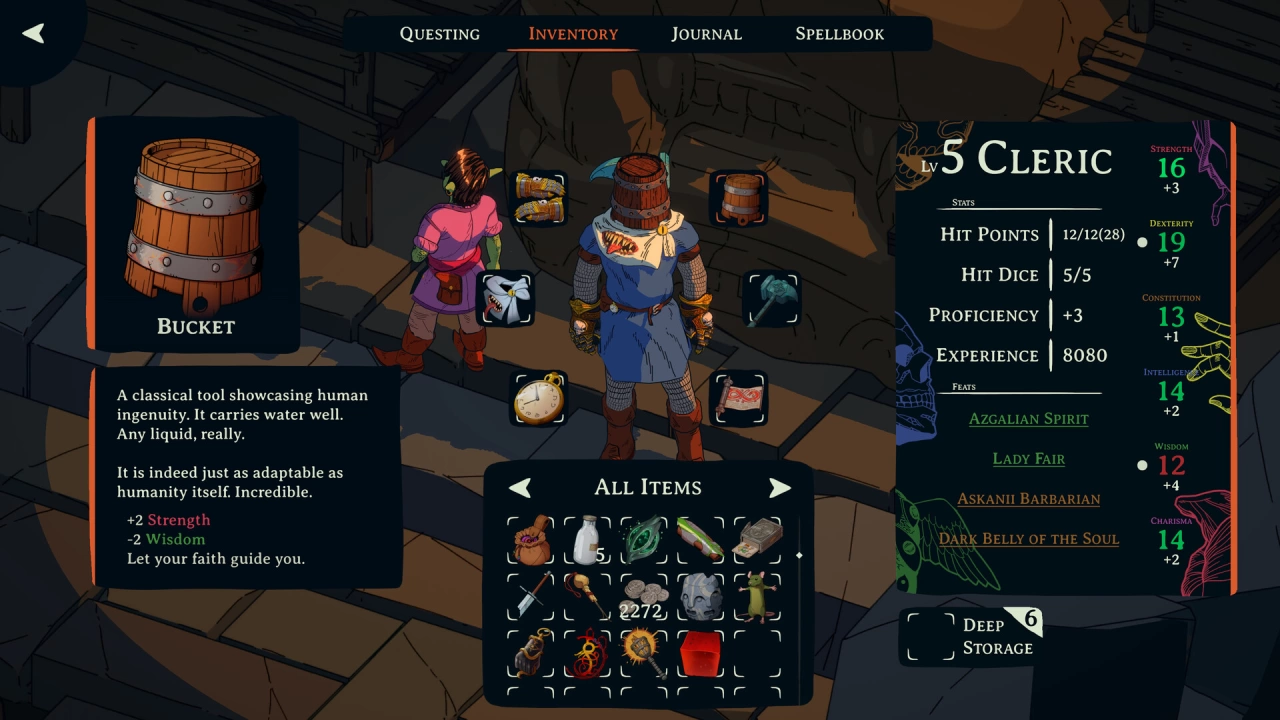 Screenshot of the game Esoteric Ebb