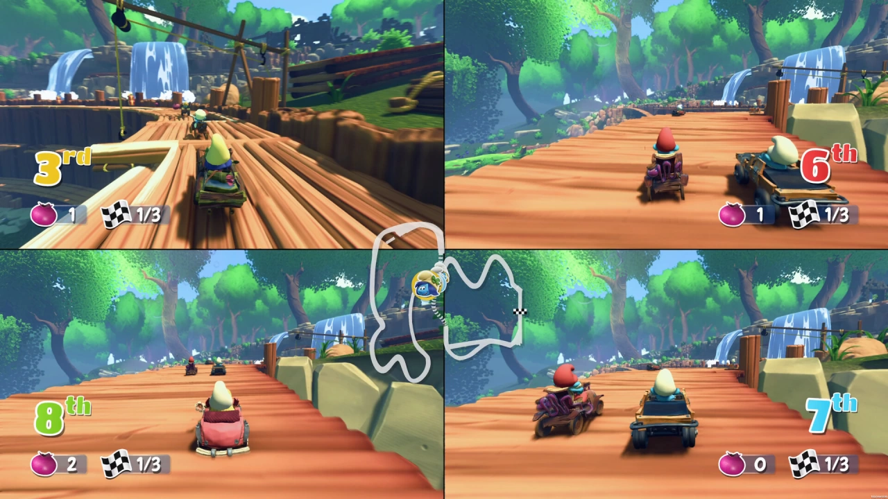 Foto do jogo Smurfs Kart