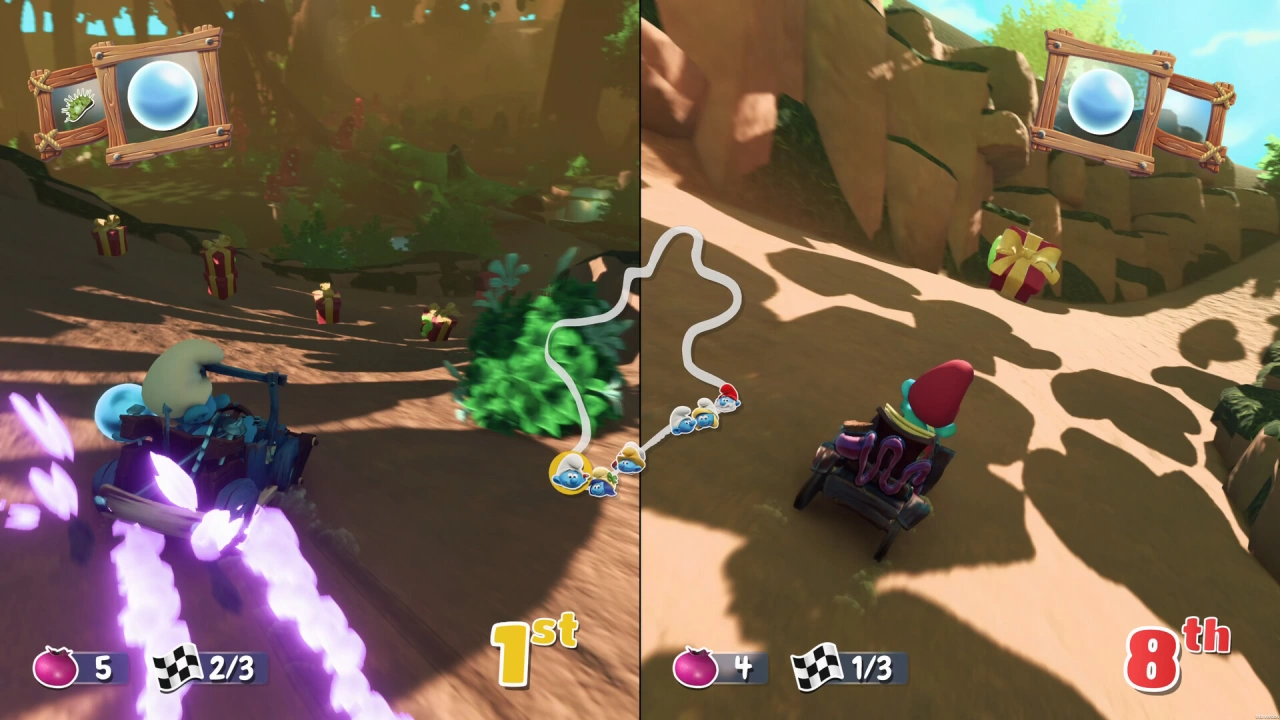 Foto do jogo Smurfs Kart