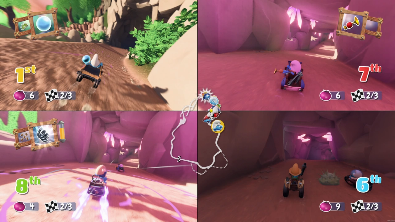 Foto do jogo Smurfs Kart