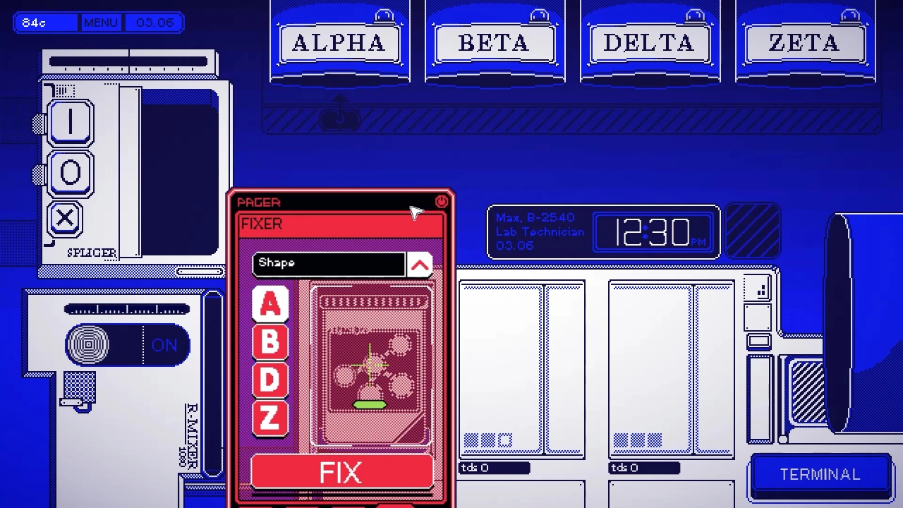 Screenshot of the game CorpoNation: The Sorting Process