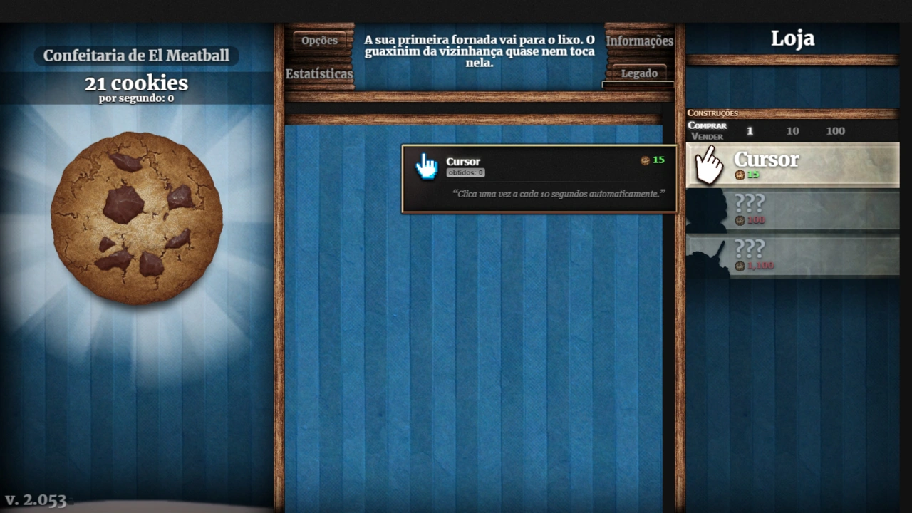 Foto do jogo Cookie Clicker