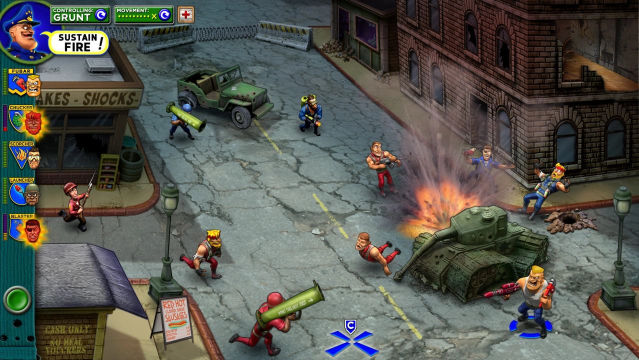 Screenshot of the game General Chaos - MAJOR SNAFU