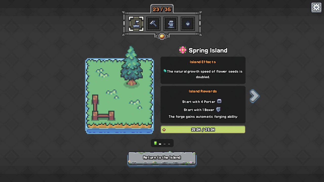 Screenshot of the game Rock Island