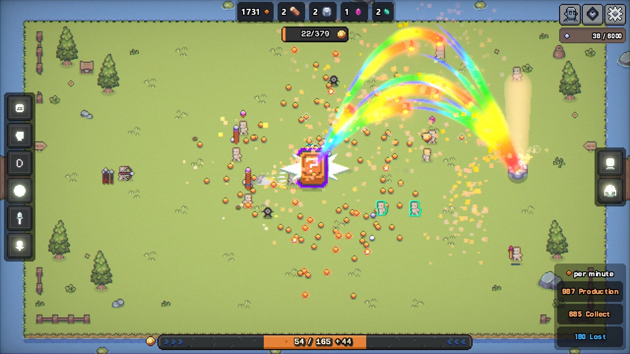 Screenshot of the game Rock Island