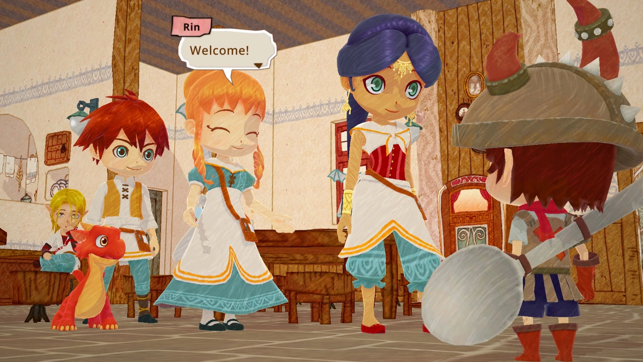 Screenshot of the game Little Dragons Cafe