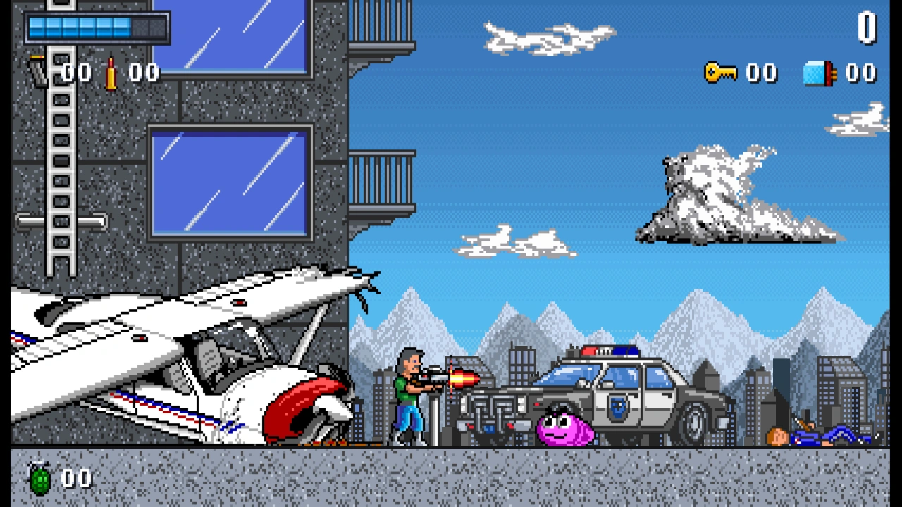 Screenshot of the game BioMenace Remastered