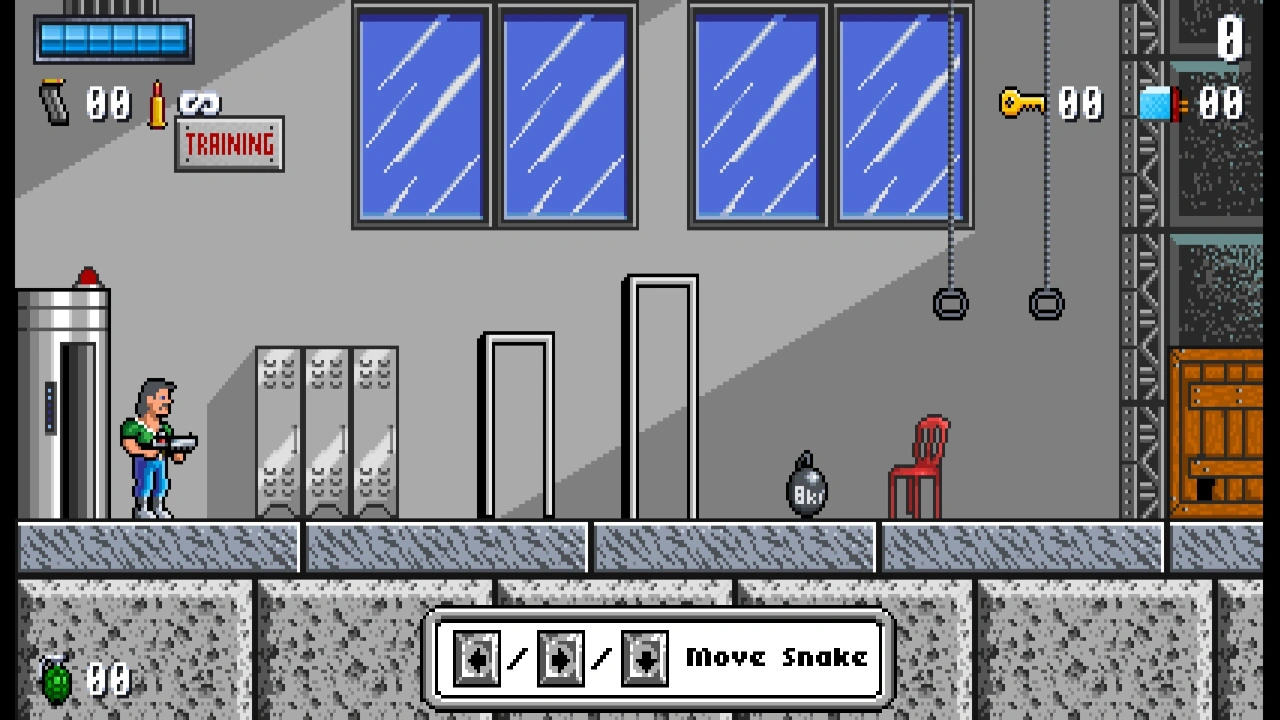 Screenshot of the game BioMenace Remastered