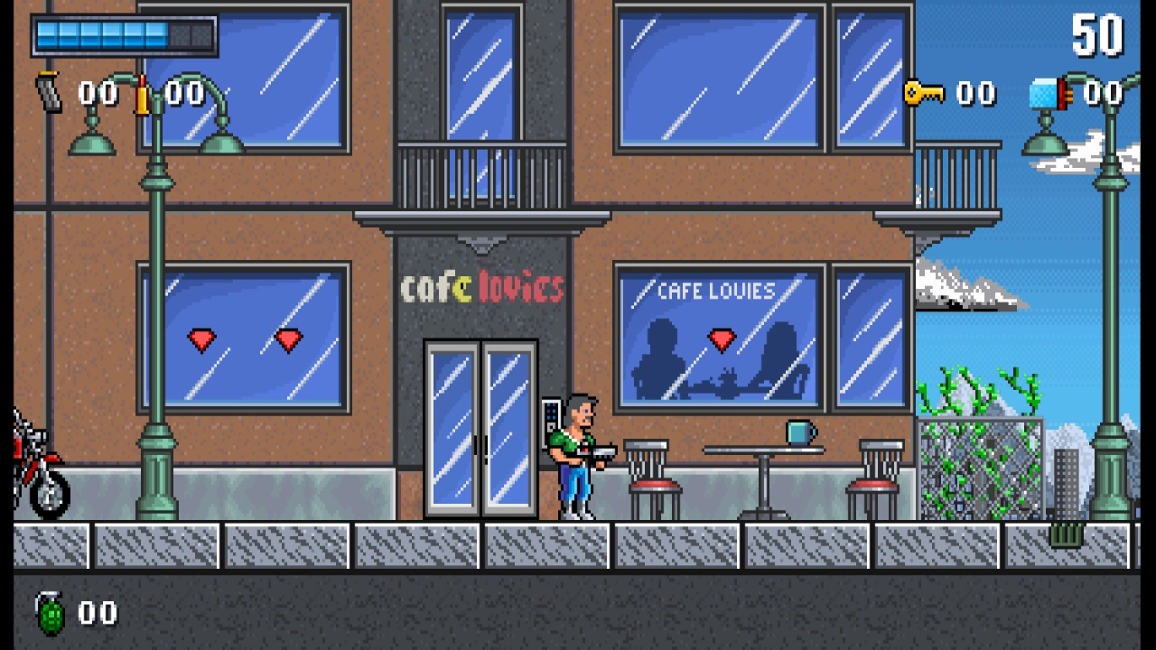 Screenshot of the game BioMenace Remastered