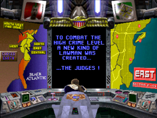Screenshot of the game Judge Dredd