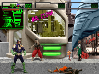 Screenshot of the game Judge Dredd