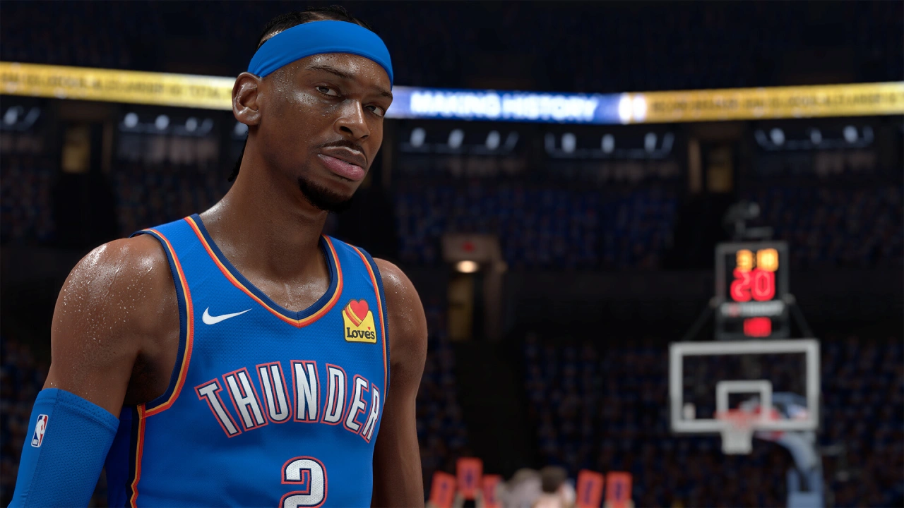 Screenshot of the game NBA 2K26